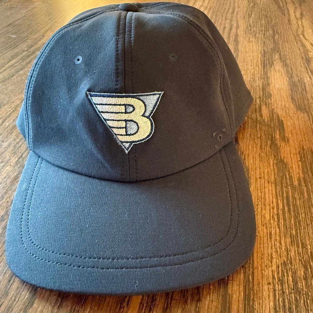 Lululemon B-Spoke Ball Cap Black Hat Adjustable Strap Athletic Running OS‎